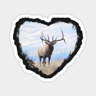 Elk in My Heart 2 Magnet