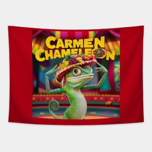 Carmen Karma Chameleon Tapestry