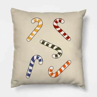 Cute Christmas Candy Cane Pillow