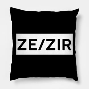 Ze/Zir Pronoun Square Pillow