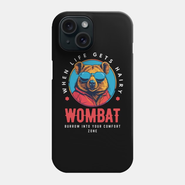 Wombat Phone Case by Pearsville