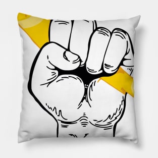 Thunderbolt Fist Pillow