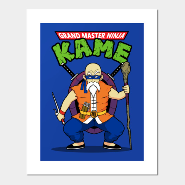 Grandmaster Ninja Kame Master Roshi Poster Und Kunst