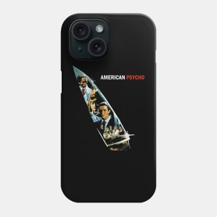 American Psycho Knife Reflection Retro Horror Film Phone Case