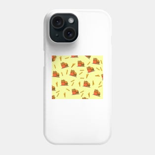 Burger and Fries Phone Case