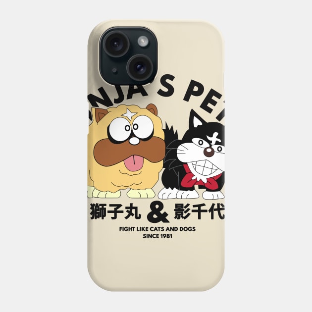 Ninja Hatori Pet's Phone Case by hageru.co