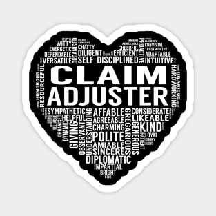 Claim Adjuster Heart Magnet