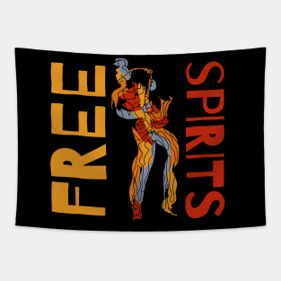 Free Spirits Saxophonist Modern Style Tapestry