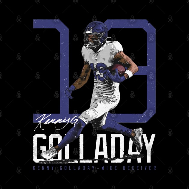 Kenny Golladay New York G Bold Number by Chunta_Design