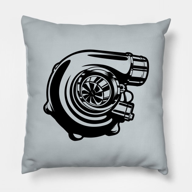 Turbocharger Pillow by KaroCars