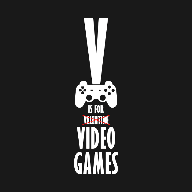 v is for video games by Horisondesignz