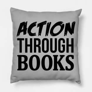 Action Through Books Pillow