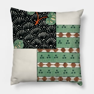 Japanese Pattern by Watanabe Seitei Pillow