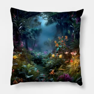 Landscape Magical Dimension Fantastic Planet Surrealist Pillow