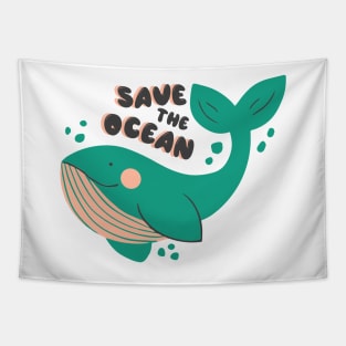 Save the ocean Tapestry