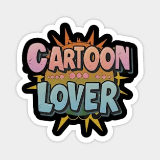 Cartoon Lover's Paradise: 80s Retro Delight Magnet