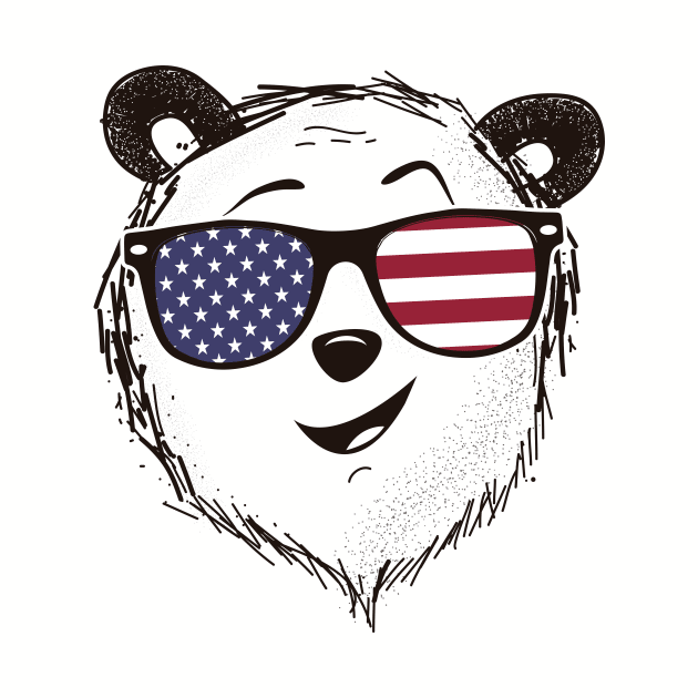 Panda Independence 4 of July by dconciente