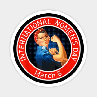 International Womens Day March 8 Magnet