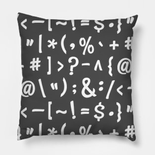 Punctuation Marks Pillow