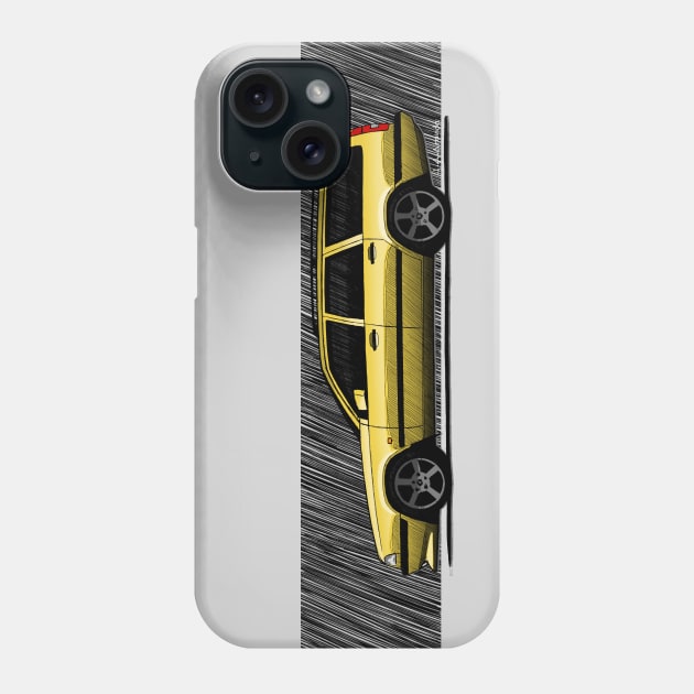 The iconic swedish sporting station wagon Phone Case by jaagdesign