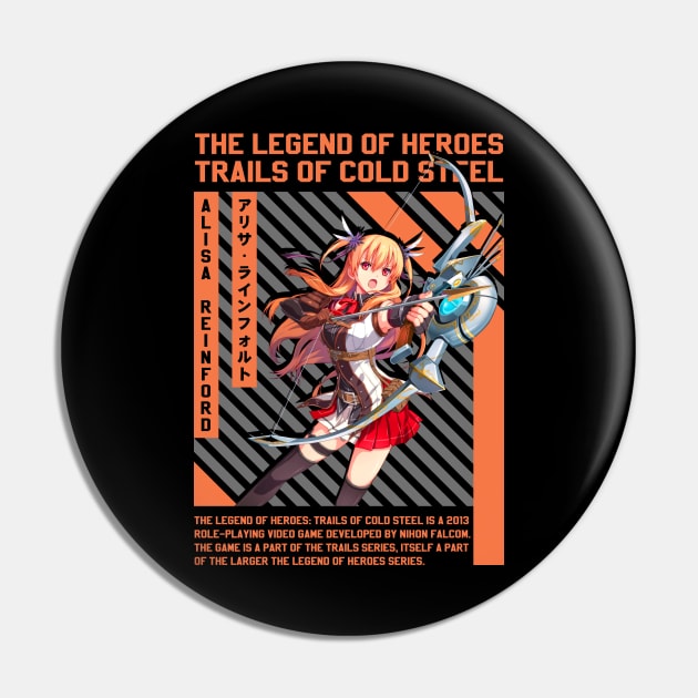 Alisa Reinford | Trails Of Cold Steel Pin by GuruBoyAmanah