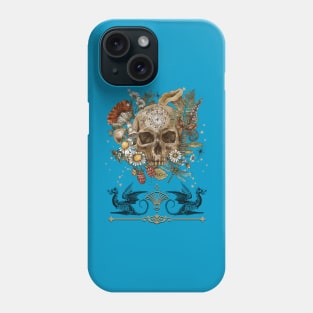 Plant Lover Witch Botanical Skull Gear Phone Case