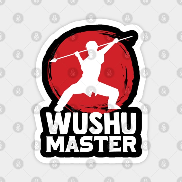 Wushu Master Chinese Kungfu Wushu Lover Wushu Staff Magnet by sBag-Designs