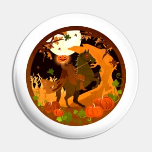 Jack-o'-lantern Sleepy hollow Halloween Pin