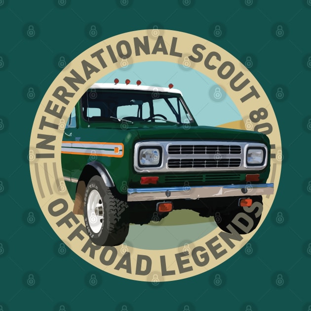 4x4 Offroad Legends: International Harvester Scout 80 II (green) by OFFROAD-DESIGNS