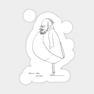 Edward Lear, A Self-Caricature Magnet