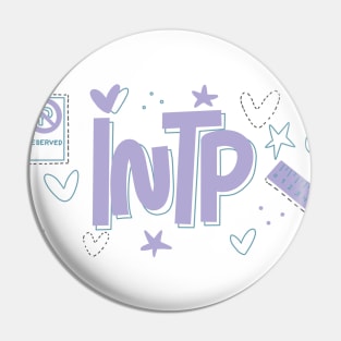 INTP The Logician Myers-Briggs Personality MBTI by Kelly Design Company Pin