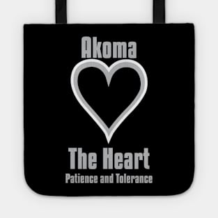 Akoma | Adinkra Symbol | African | African American | Black Lives Tote