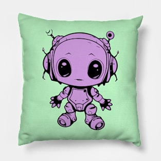 Badass Robot 5 Pillow