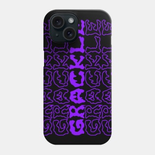 Grackle Repeating Text Phone Case