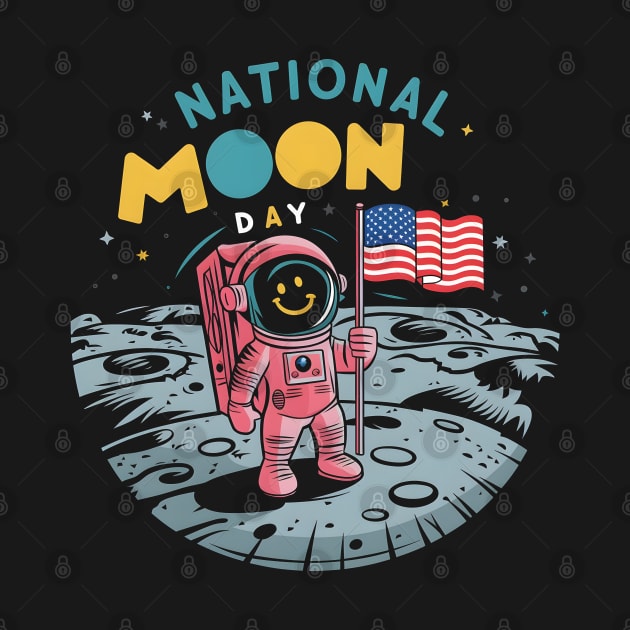 National Moon Day by SimpliPrinter