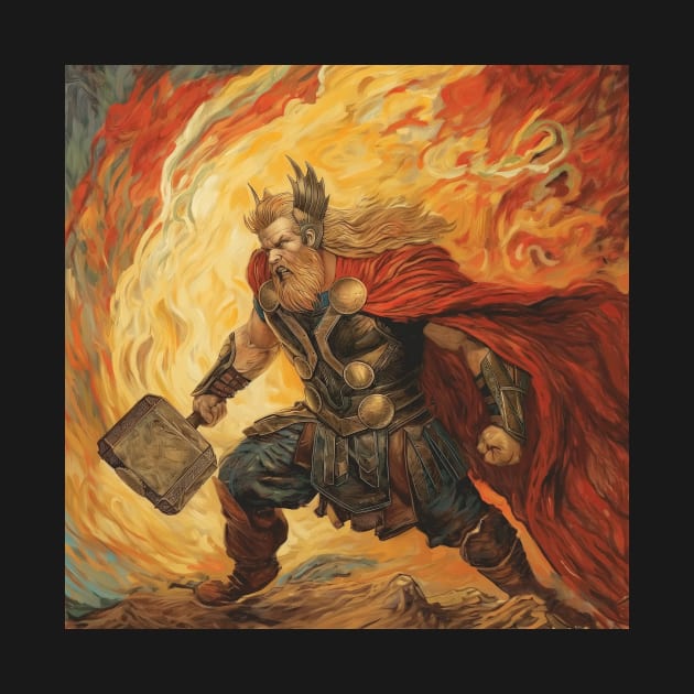 THOR AND FLAMES by Drank