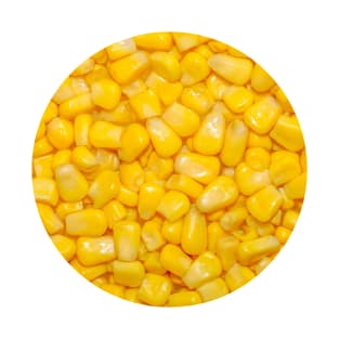 Yellow Corn Kernels Food Photograph Circle T-Shirt