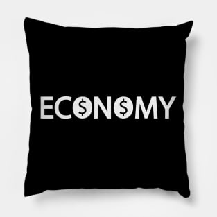 Economy one word design Pillow