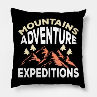 Mountain Adventure Expedition Pillow