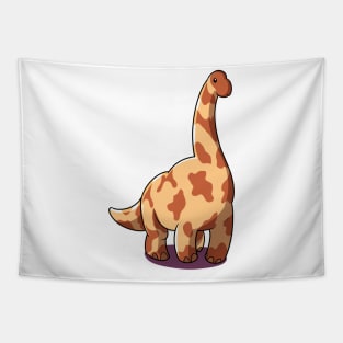 Cartoon Brachiosaurus Tapestry