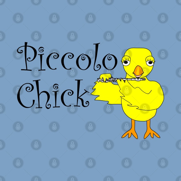 Piccolo Chick Text by Barthol Graphics