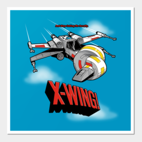Carteles Y Impresion Artistica Xwing Teepublic Mx