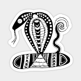 Tribal Cobra Snake Magnet