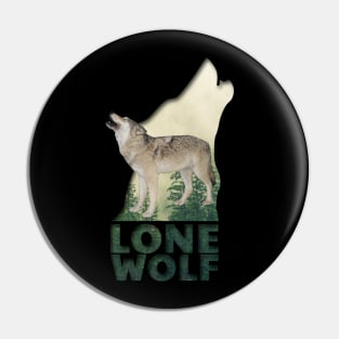 I love wolves Pin