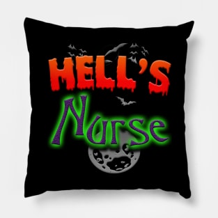 Hells Nurse Halloween Staff Party Gift Pillow