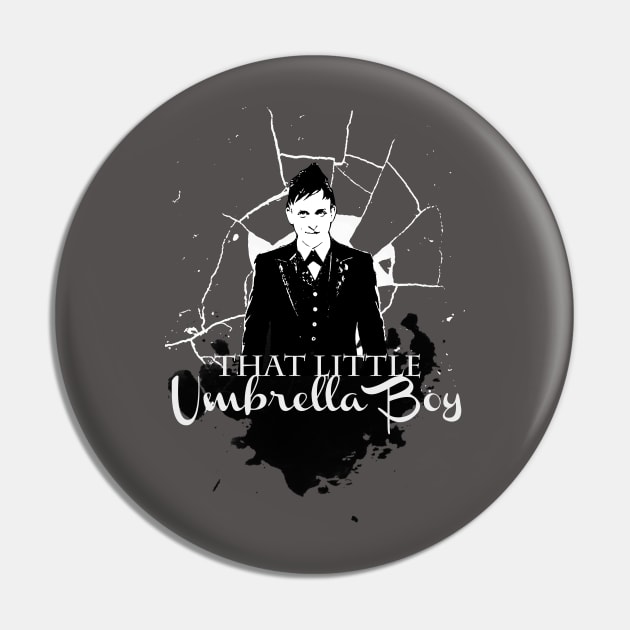 Umbrella Boy Pin by Robescussein