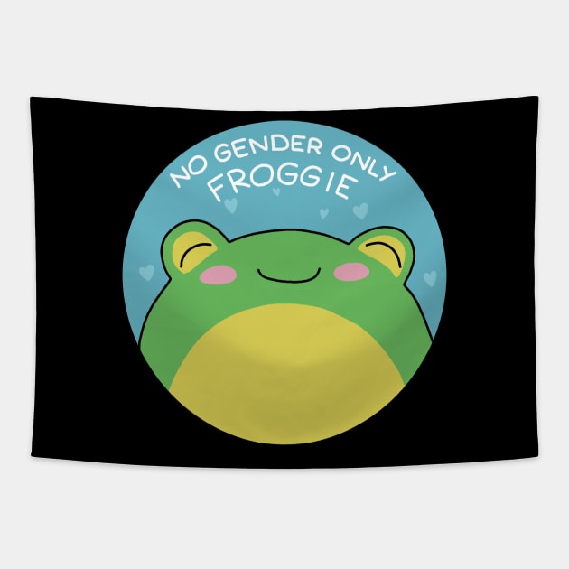 No Gender Only Froggie Tapestry by valentinahramov