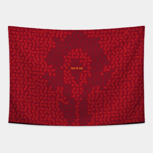 WOW Horde Pattern Tapestry by BrokenGrin