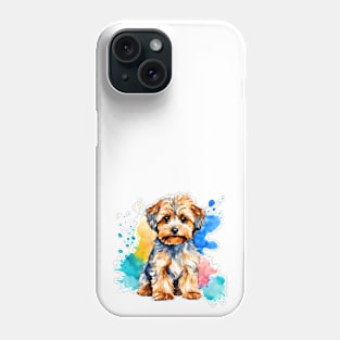 Yorkipoo Watercolor Phone Case