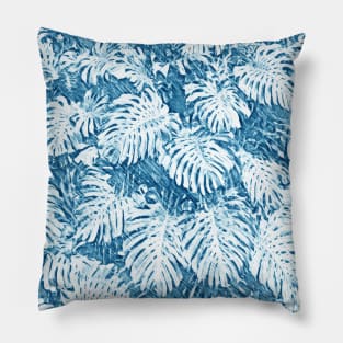 Monstera leaves Pillow